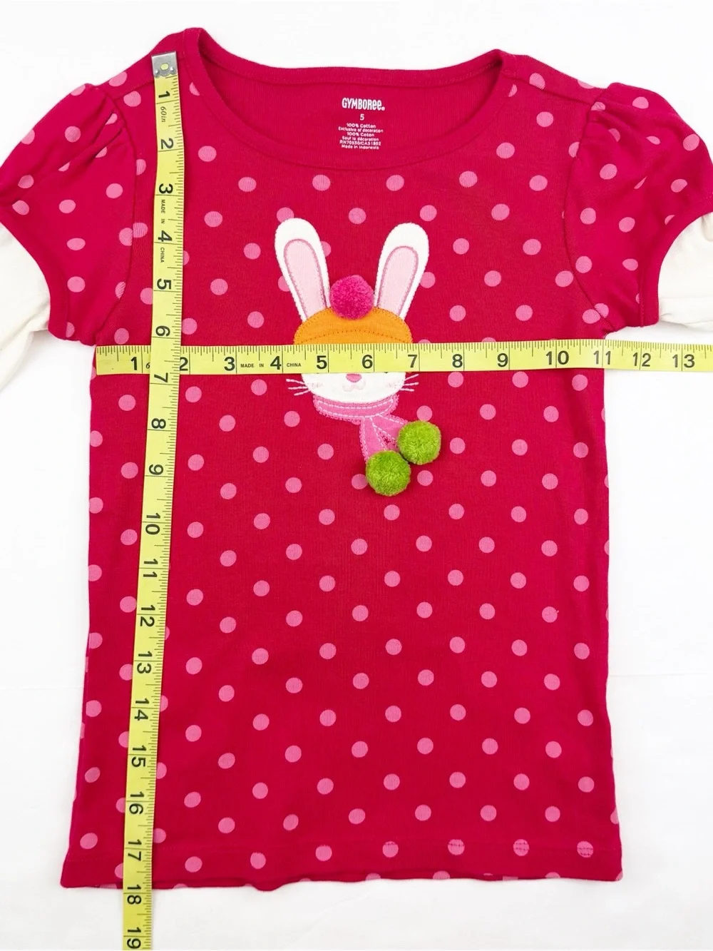 Gymboree 2012 Winter Cheer Pom Pom Bunny Top Matching Leggings Size 5